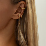 Aurelia – Long Chain Ear Cuff